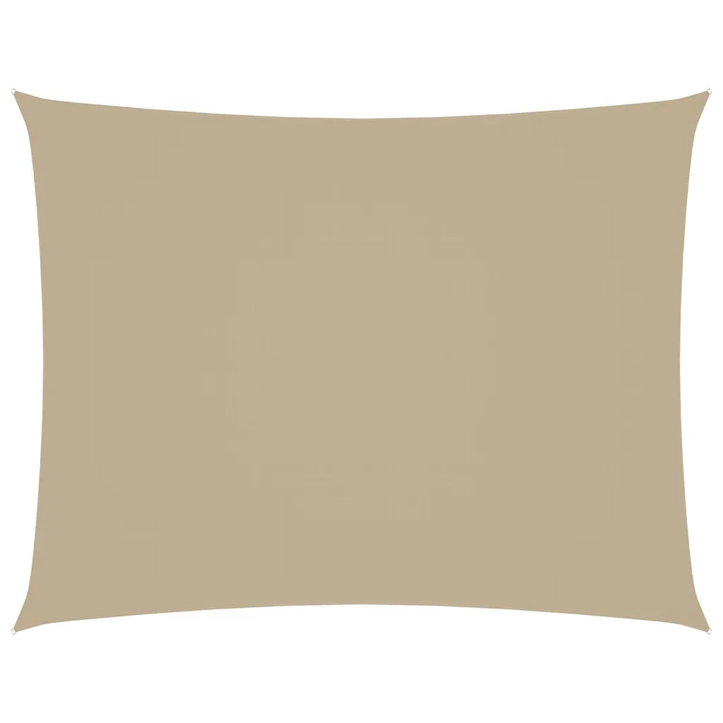 Parasole a Vela Oxford Rettangolare 4x5 m Beige cod mxl 47996
