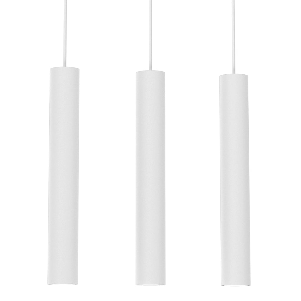 Lampada a sospensione Hudson bianca 3xGU10 Milagro