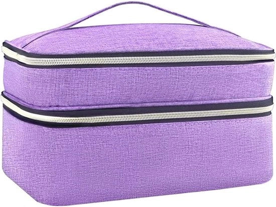 Organizzatore per accessori di macchina da cucire a doppia pannellatura - Borsa per contenitore di accessori di macchina da cucire