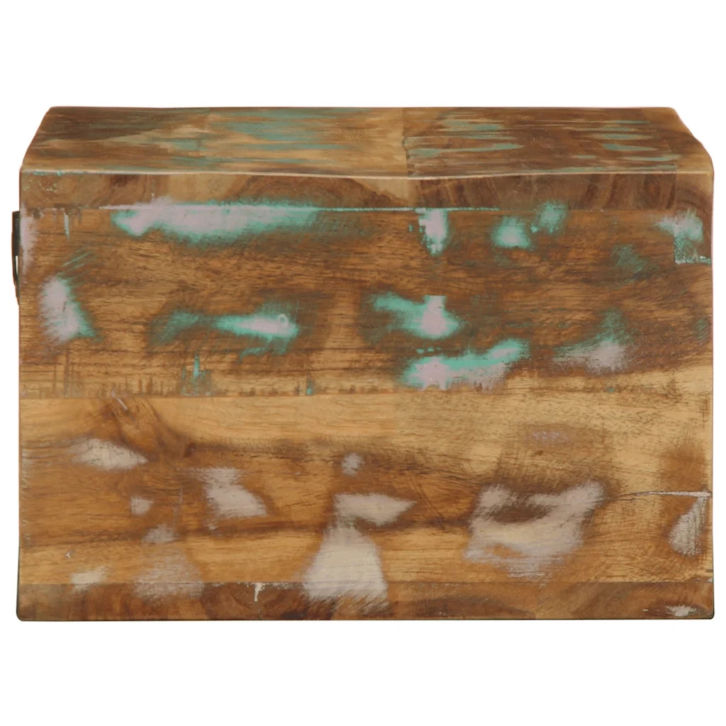 Mobile TV a Parete 60x30x19 cm in Legno Massello di Recupero 4017474