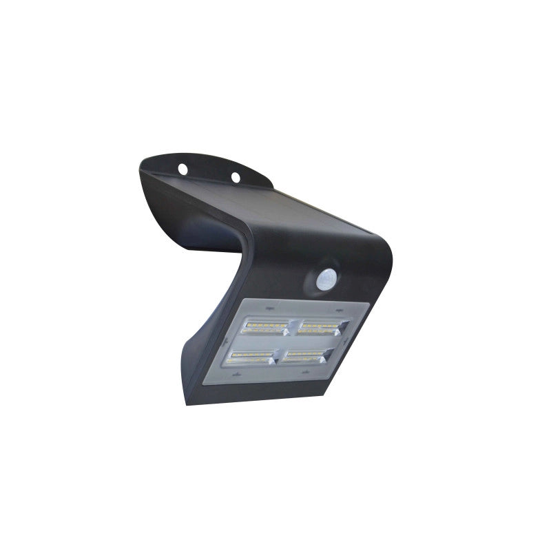 Lampe solaire de sÃ©curitÃ© et d'Ã©clairage pour abri de jardin - Noir