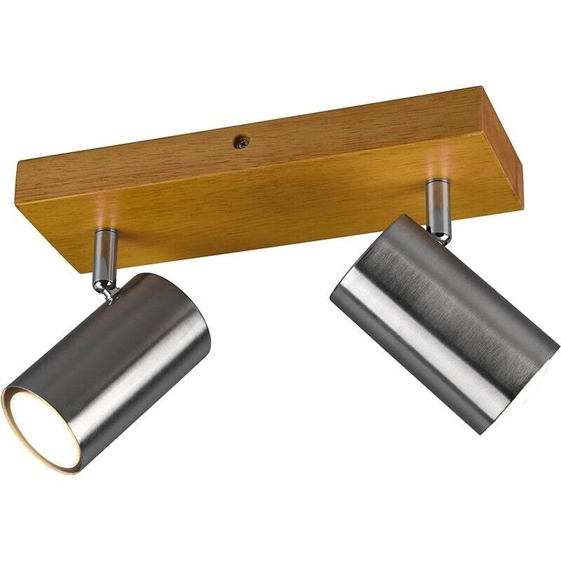 MARLEY BARRA DA SOFFITTO CON 2 FARETTI IN ACCIAIO 31.5 CM