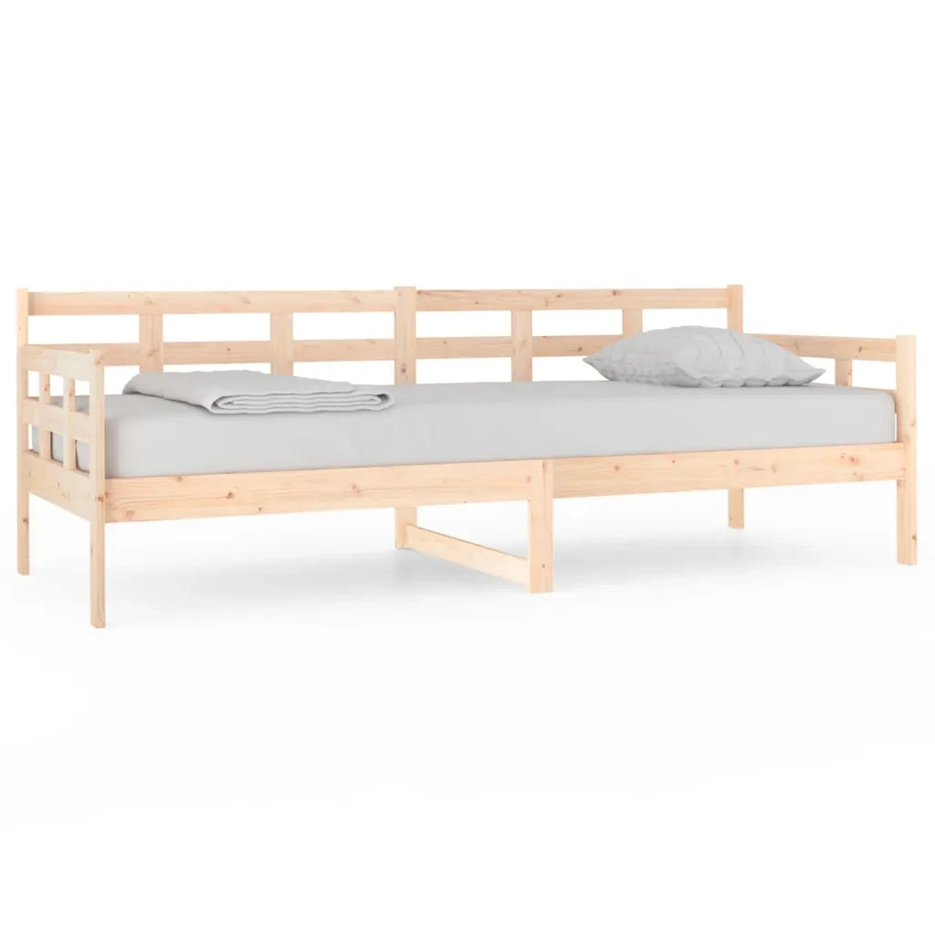 Letto singolo | Letto per adulti | Dormeuse in Legno Massello di Pino 80x200 cm