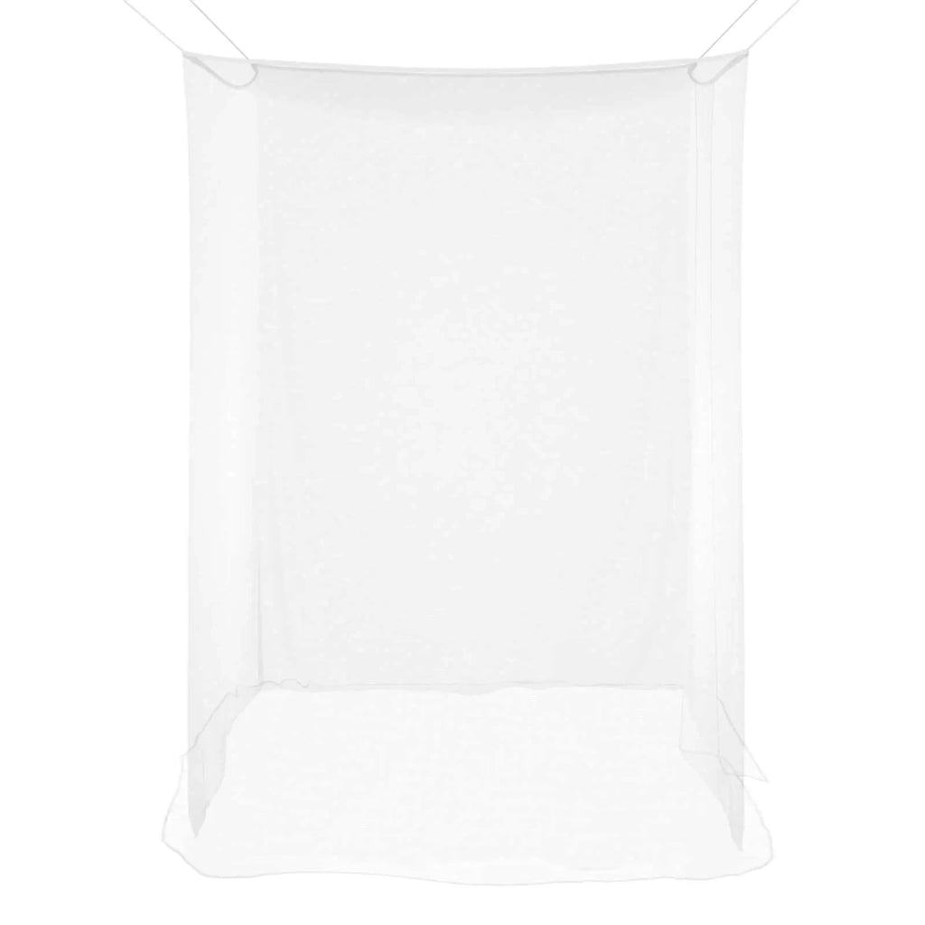 Zanzariera per letto 156 maglia 3 pcs Bianco Poliestere 42033557