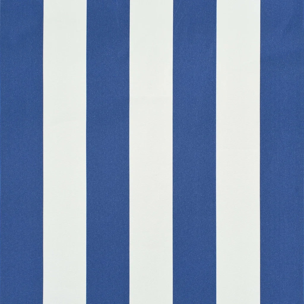 Tenda da Sole Retrattile-Tenda parasole per Patio 100x150 cm Blu e Bianco