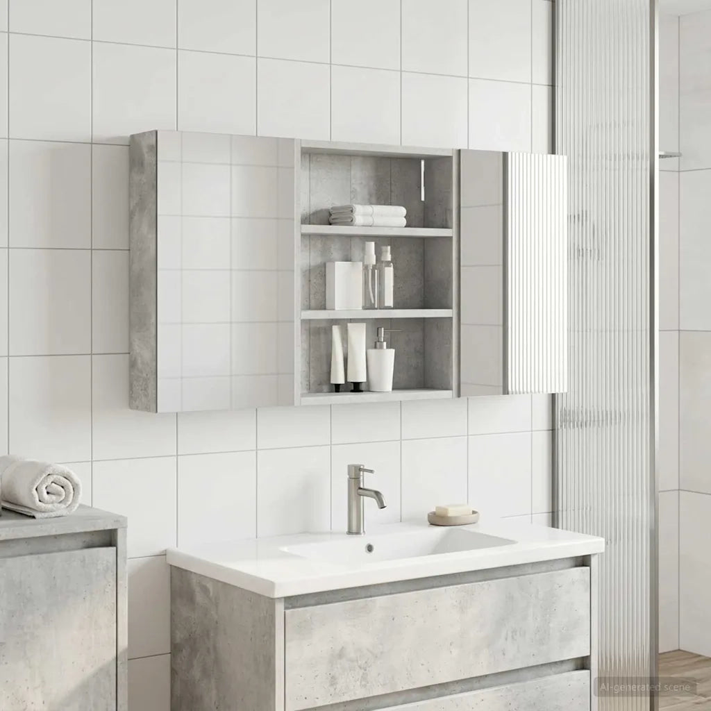 Set di Armadi da Bagno con lo scaffale 3 pcs 100 x 10,5 x 50 cm 3403683