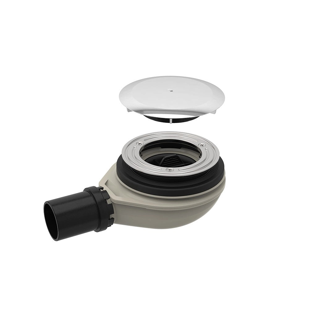 Sifone con tappo geberit per piatto doccia con piletta 90 mm