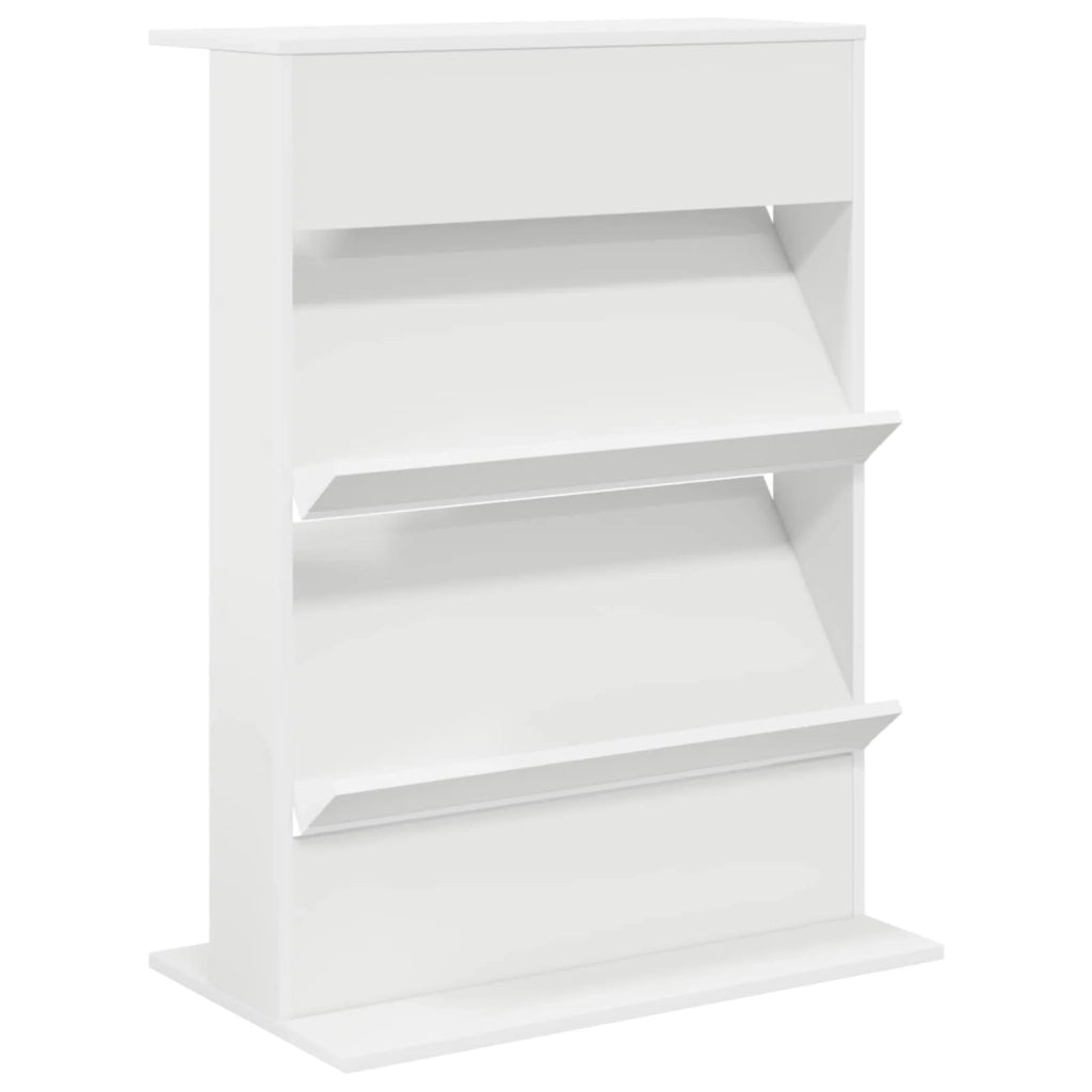 Scaffale per riviste Bianco 70 x 41 x 96 cm Legno multistrato 899535
