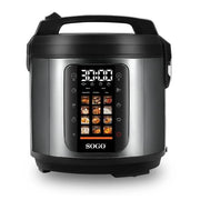 Multicooker elettrico 5L 900W con 14 programmi automatici, pentola antiaderente ceramica e timer digitale - Sogo