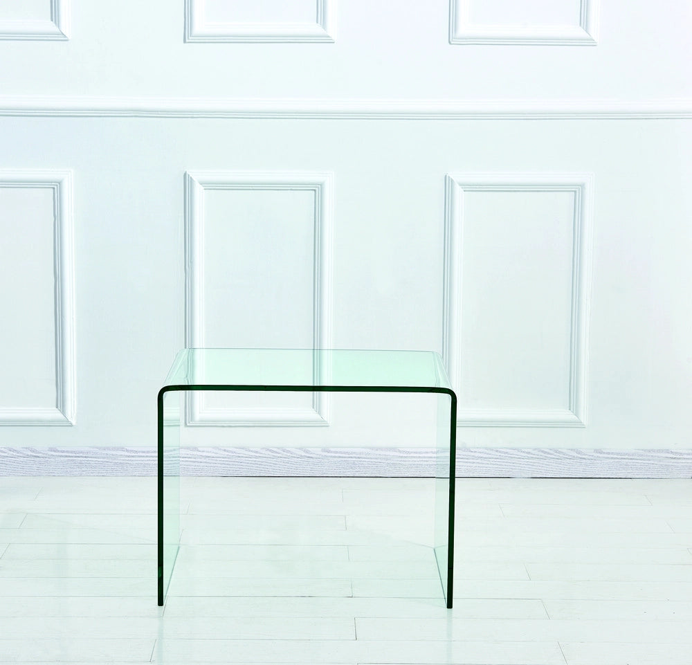 Tavolino in Vetro Temperato Trasparente da Salotto ¨C MINIMAL ¨C Design Moderno