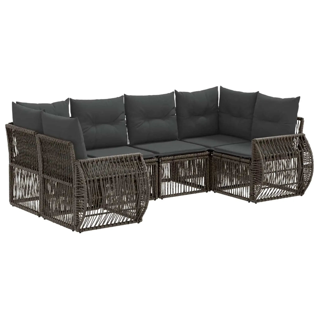 Set Divano da Giardino 6 pz 6-Numero di posti 3435515