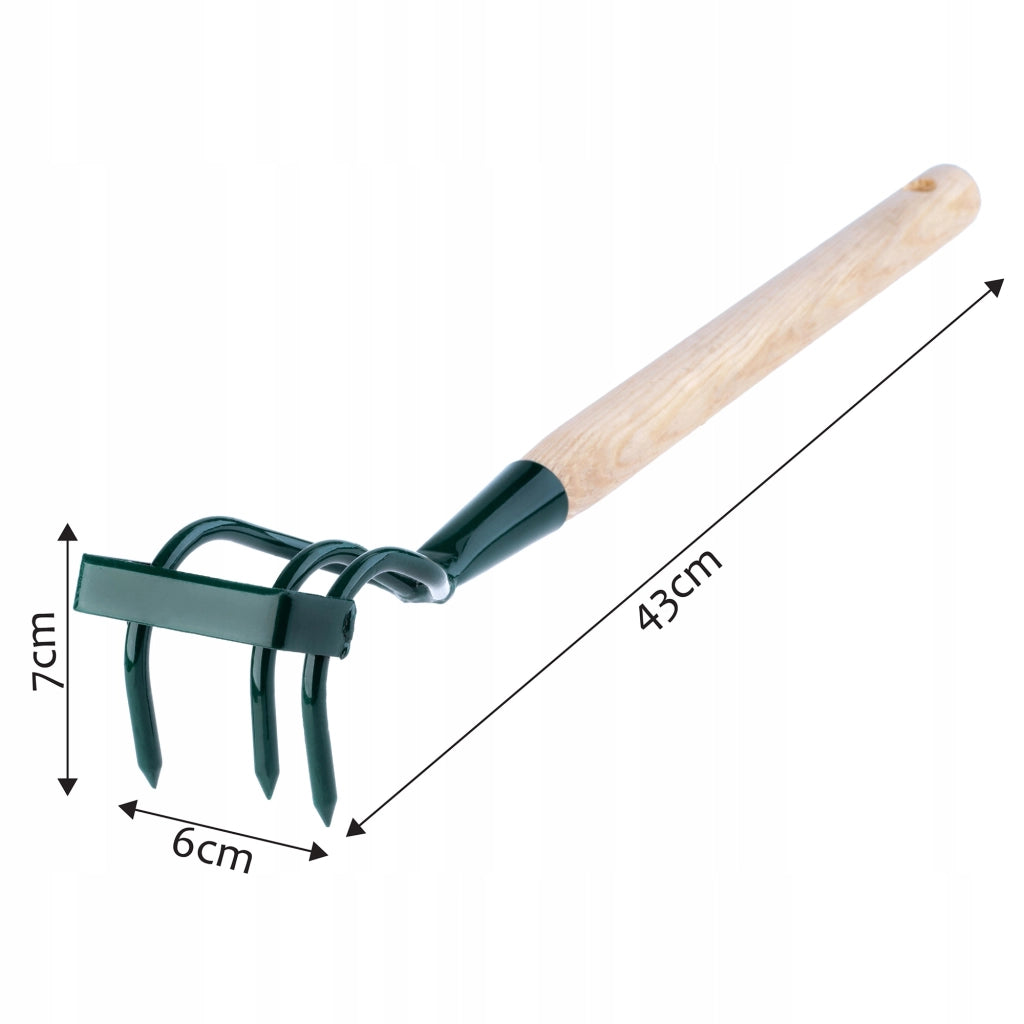 Coltivatore manuale KADAX per allentare il terreno da giardino con sottosquadro da 30 cm Earth Strong
