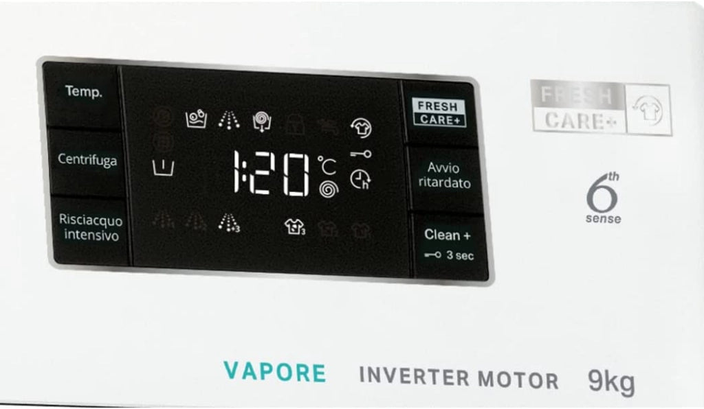 Lavatrice whirlpool ffb d95 bv it 9kg. 1200 giri classe b inverter vapore sesto senso
