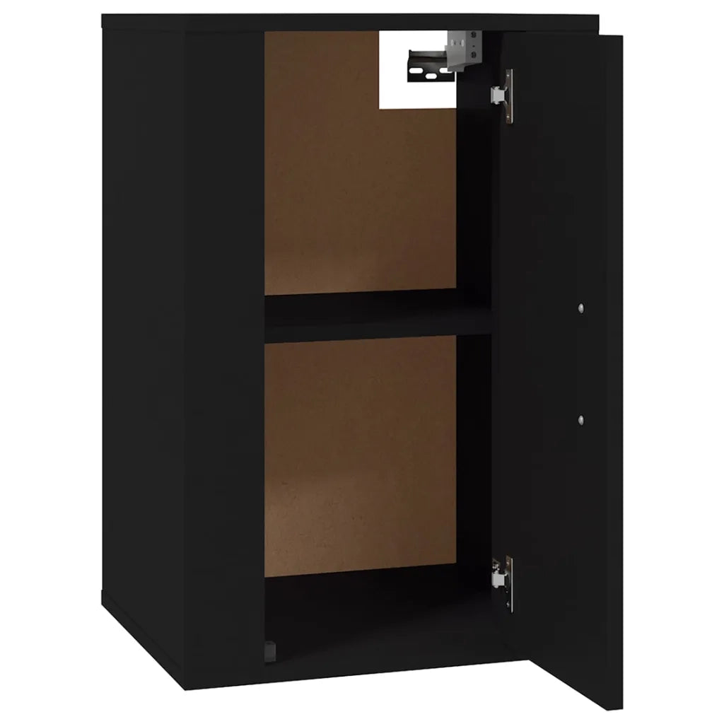 Mobili Porta TV a Parete 2 pz Nero 40x34,5x60 cm 816659