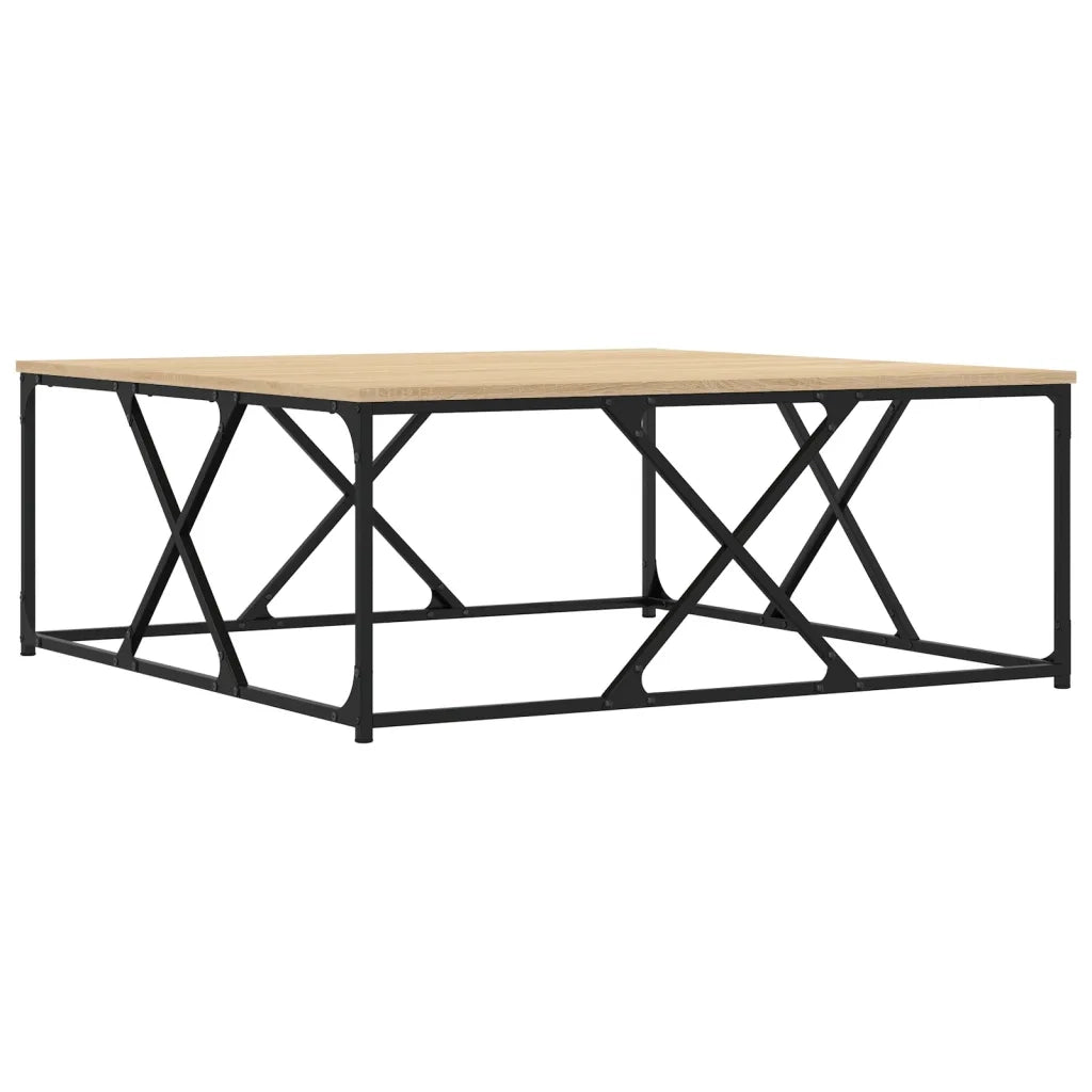 Tavolino salotto | Tavolino da caff¨¨ | Tavolino da Soggiorno Rovere Sonoma 100x100x40 cm Legno Multistrato