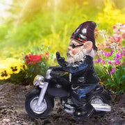 Motocicletta per giardino miniatura - decorazione esterna impermeabile - giocattolo per bambini in forma di moto - decorazione per balcone