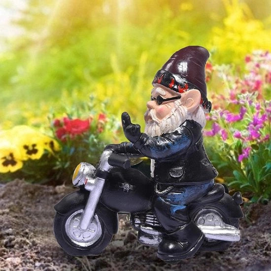 Motocicletta per giardino miniatura - decorazione esterna impermeabile - giocattolo per bambini in forma di moto - decorazione per balcone