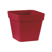 VASO QUADRATO FIORIERA QUADRATA plastica forte 28 cm MADE IN ITALY vari colori Color: AVANA