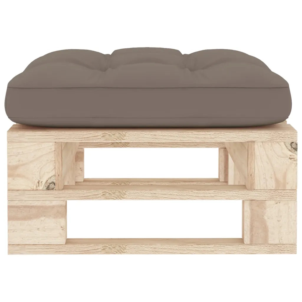 Ottomana da Giardino Pallet in Legno di Pino Impregnato CFW3779560