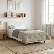 Duvet Invernale Trapuntato Grigio chiaro 140 x 220 cm
