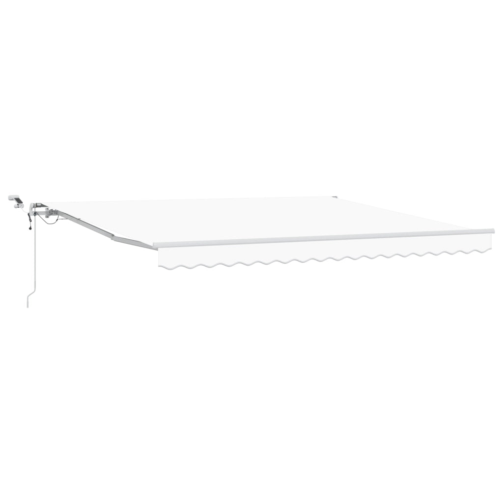 Tenda retrattile automatica  con LED bianca 400x300 cm