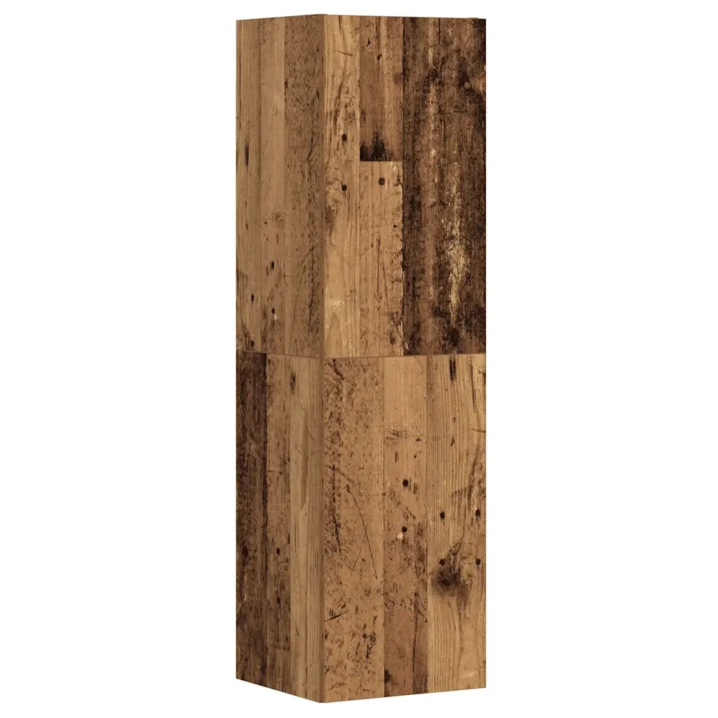 Mobili TV a Parete 3 pz Legno Antico in Legno Multistrato 3328961