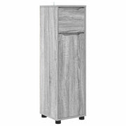 Mobile da Bagno | Armadio da bagno con cassetto Grigio Sonoma 30,5 x 30 x 101 cm