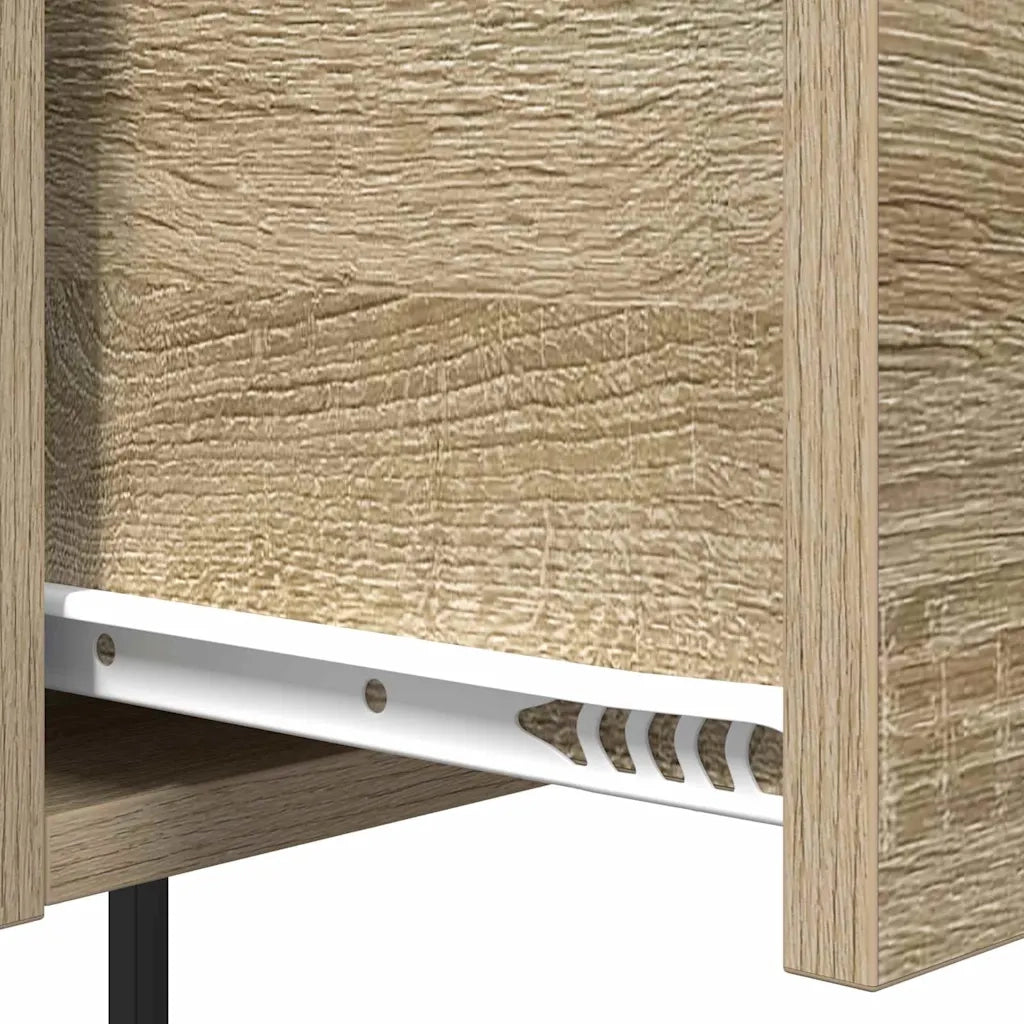 vidaXL Armadio da Notte con cassetto rovere sonoma 42 x 41 x 56 cm