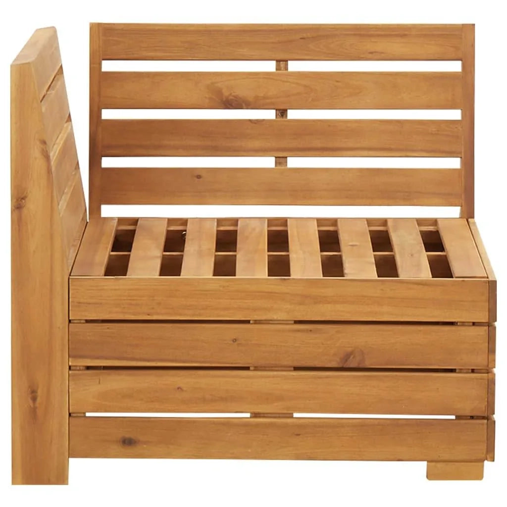 Salotto da Giardino-Set Divani da Giardino2 pz con Cuscini in Massello di Acacia 758904