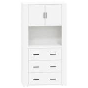 Credenza | Madia | Buffet da pranzo | Armadio da pranzo Bianca in Legno Multistrato