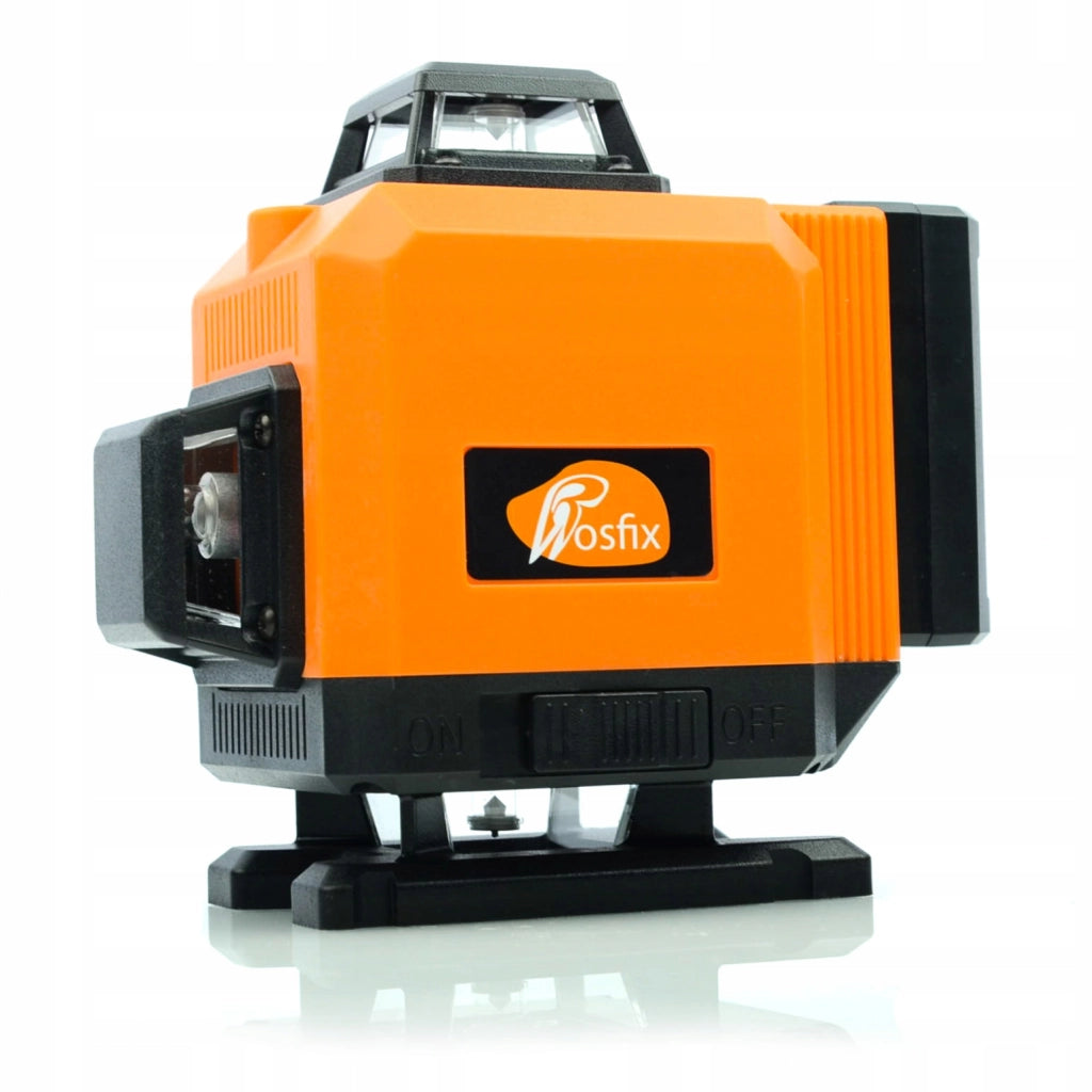 Livella Laser Rosfix Orange Tiger ROT12L – 12 Linee, 360° | IP54, -5°C a 50°C | Set con Occhiali Protettivi e Guanti
