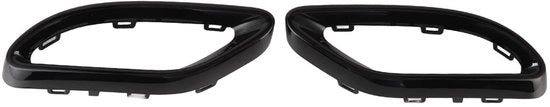 Set di sostituzione per il sistema di scarico luccicante nero - Pacchetto notturno - ABS/PC - Per C-Klasse W205/W213 - Linea AMG Pre-Rinnovo - Bocchette di scarico