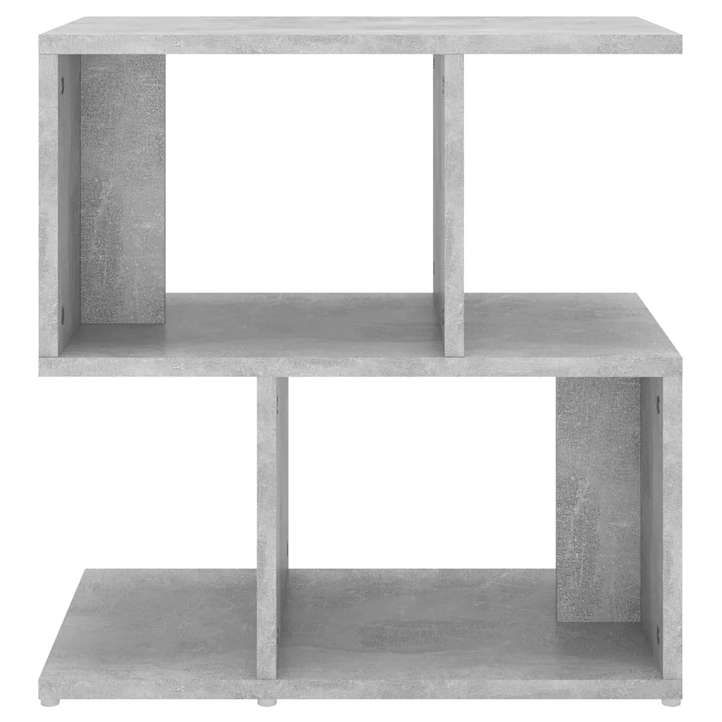 Comodino-Tavolino da notte Grigio Cemento 50x30x51,5 cm in Legno Multistrato