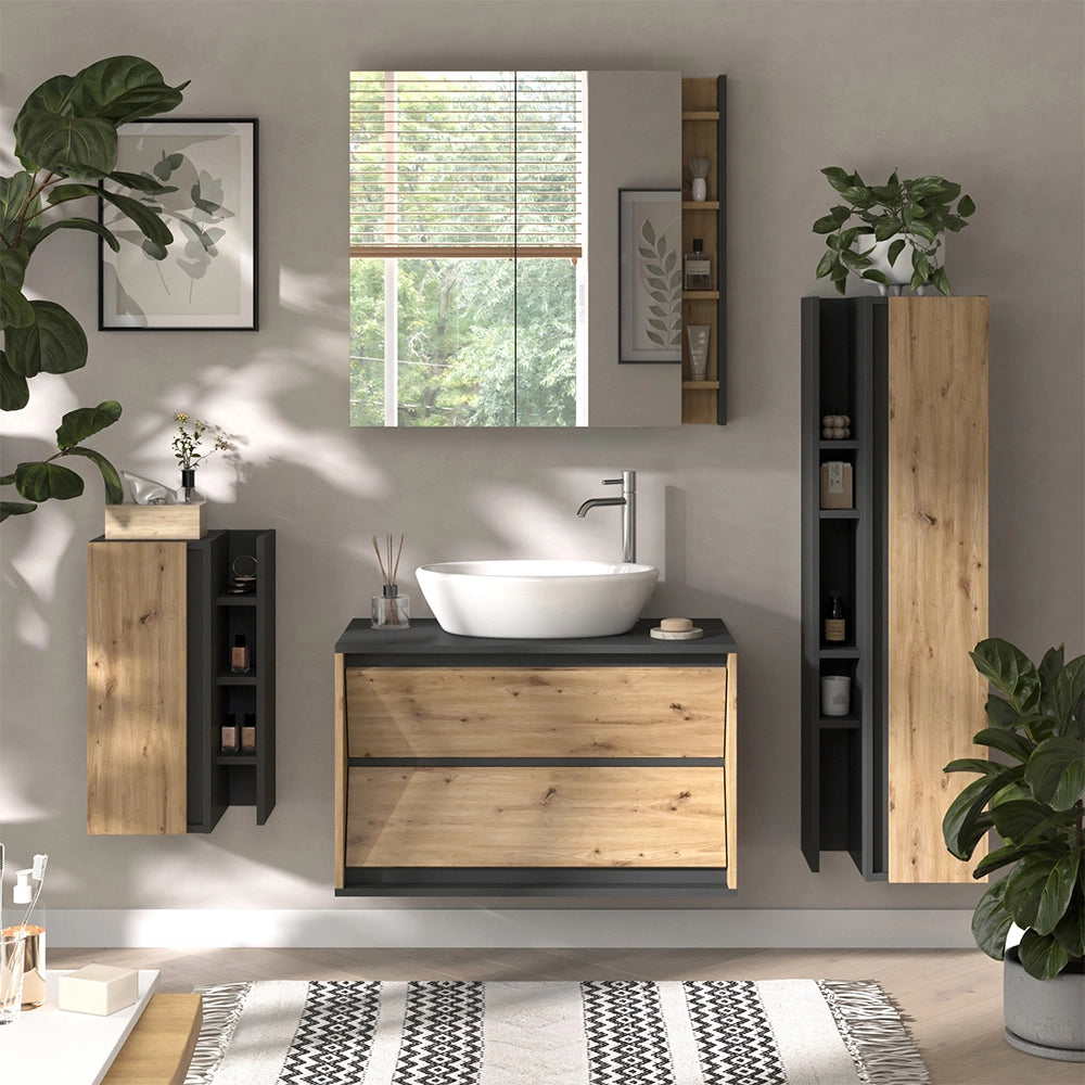 Vicco Set di mobili da bagno Artigiano 4 parti