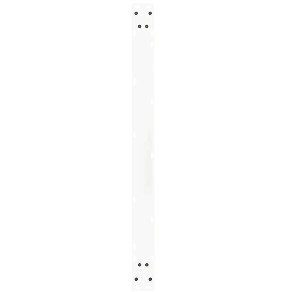 Gambe per tavolo da pranzo a forma di V 2 pz bianche 100x(72-73,3) cm in acciaio 4012657