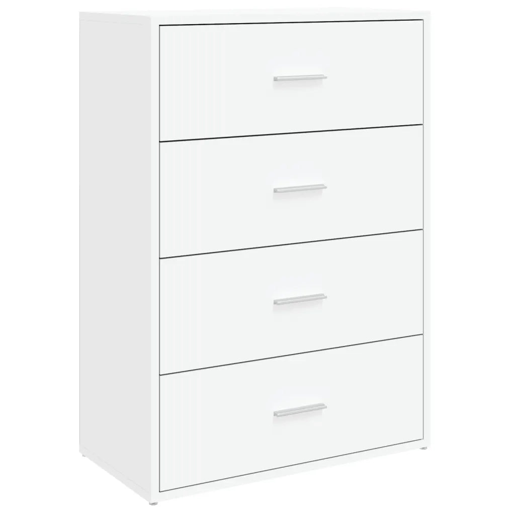 Credenza-Buffet-Armadio da cucina Bianca 60x31x84 cm in Legno Multistrato
