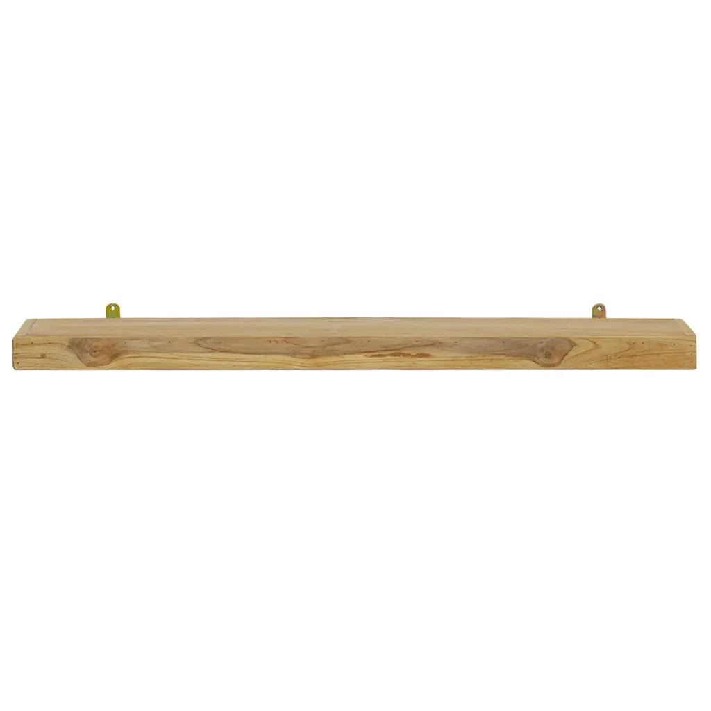 Mensole da Parete 2 pz 90x15x4 cm in Legno Massello di Teak 340756