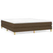 Letto matrimoniale | Letto per adulti | Struttura Letto a Rete a Molle Marrone Scuro 160x200 cm Tessuto