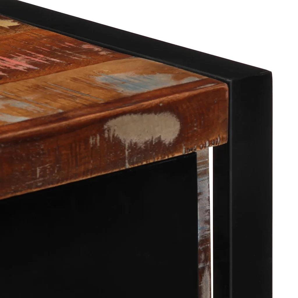 vidaXL Mobile Porta TV 100x30x35 cm in Legno Massello di Recupero
