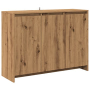 Buffet credenza cassettiera armadio mobile contenitore organizer per cucina soggiorno salotto fatto a mano 102 x 33 x 75 cm legno ingegnerizzato marrone 02_0030806
