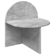 Comodino | Armadio da Notte | Mobiletto da notte Grigio Cemento 40 x 35,5 x 45,5 cm