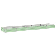 Letto rialzato da giardino Verde Pastello 400 x 80 x 24 cm 8006514