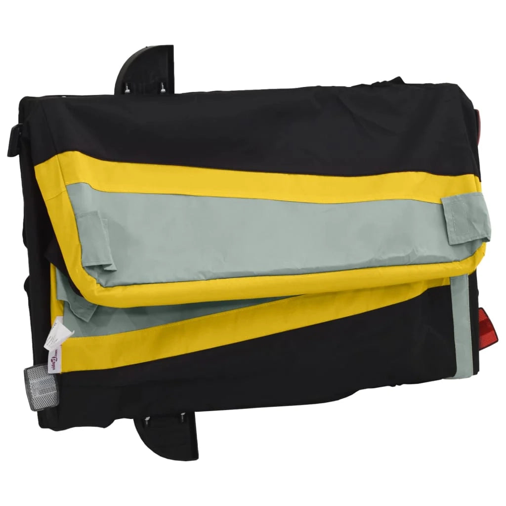 Rimorchio per trasporto biciclette 30 kg ferro giallo 02_0044136