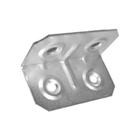 PIASTRINA PIEGATA 2x2 cm - 100 pezzi