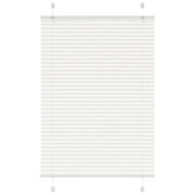 Tenda Plissettata Bianca 85x100 cm Larghezza Tessuto 84,4 cm