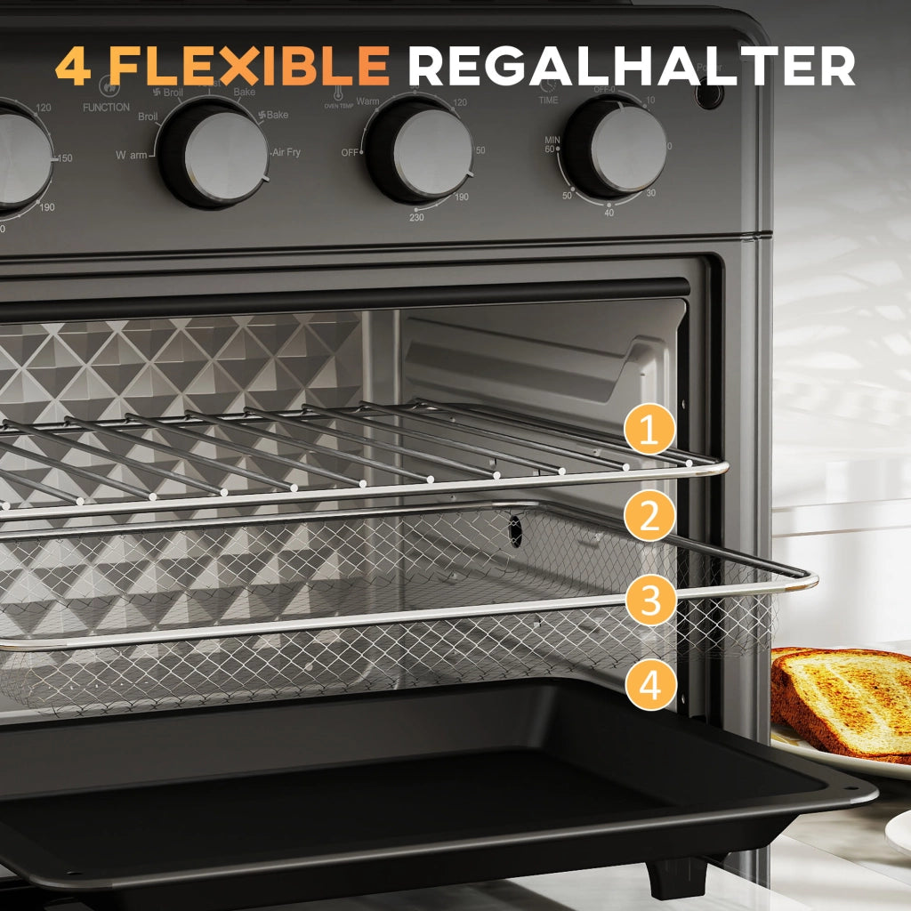 Forno a convezione ¨C zephmum ¨C 90-230¡ã C, 7 programmi, accessori, nero