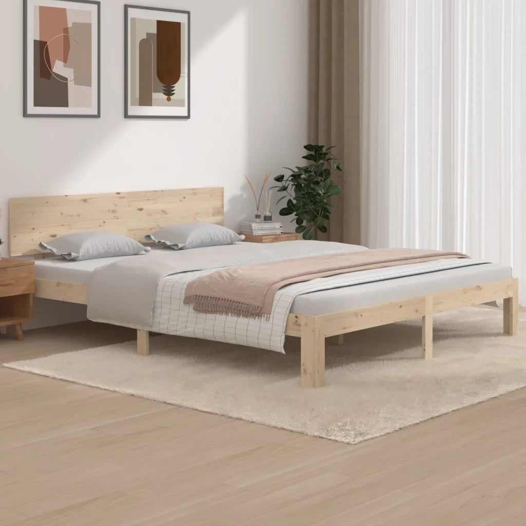 Giroletto-Struttura Letto in Legno Massello di Pino 160x200 cm 157630