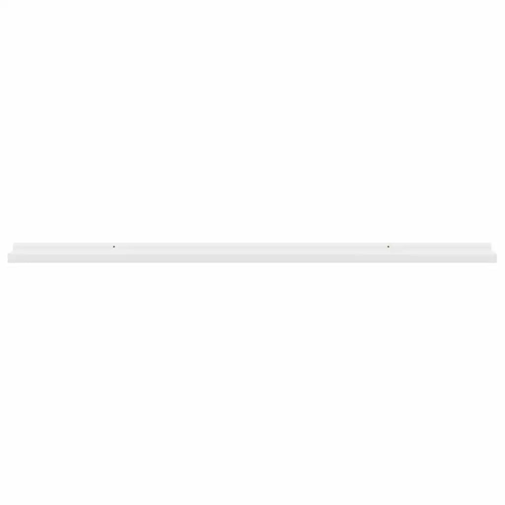 Mensole da Parete 4 pz Bianche 115x9x3 cm 326664
