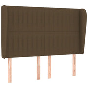 Testiera | Testata ad Orecchio MarroneScuro147 x 23 x 118/128cm inTessuto
