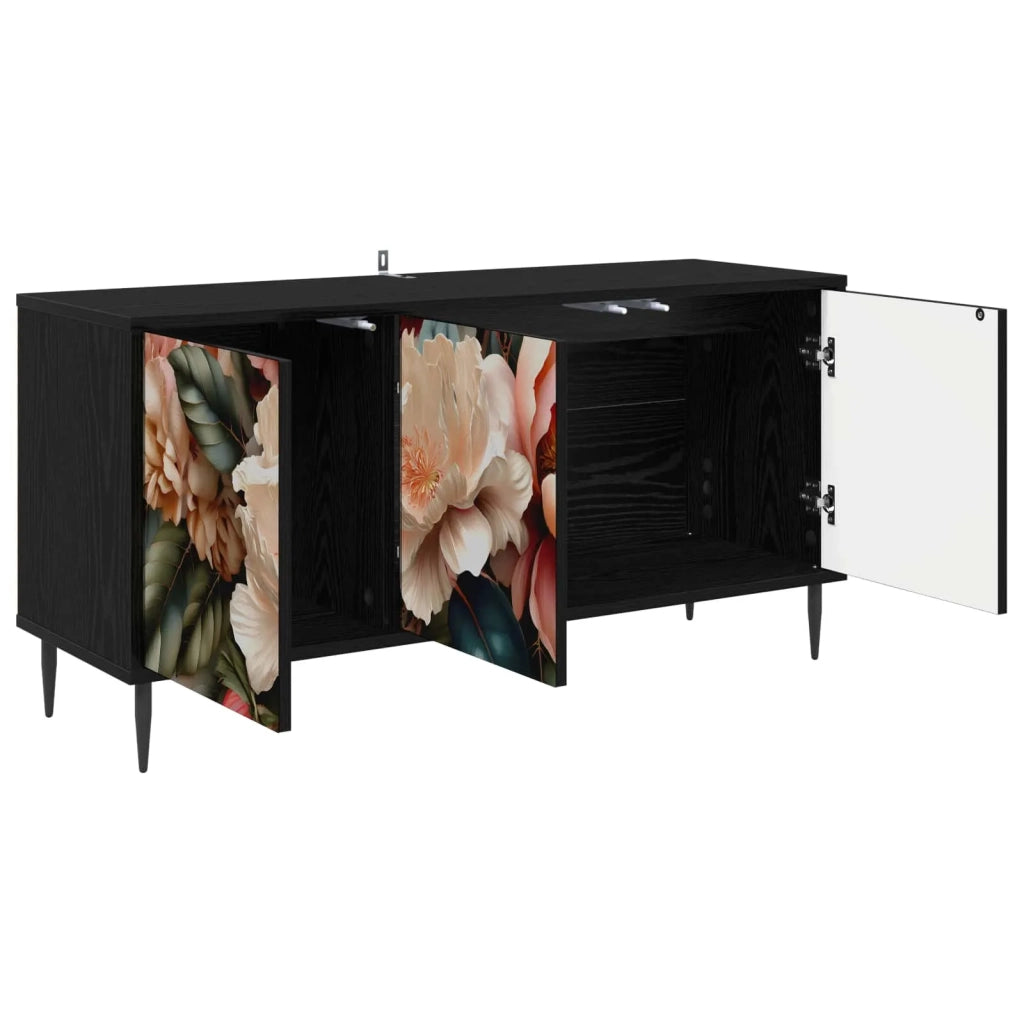 Mobile TV BORNE 102 x 33 x 51 cm Rovere Nero 8007096